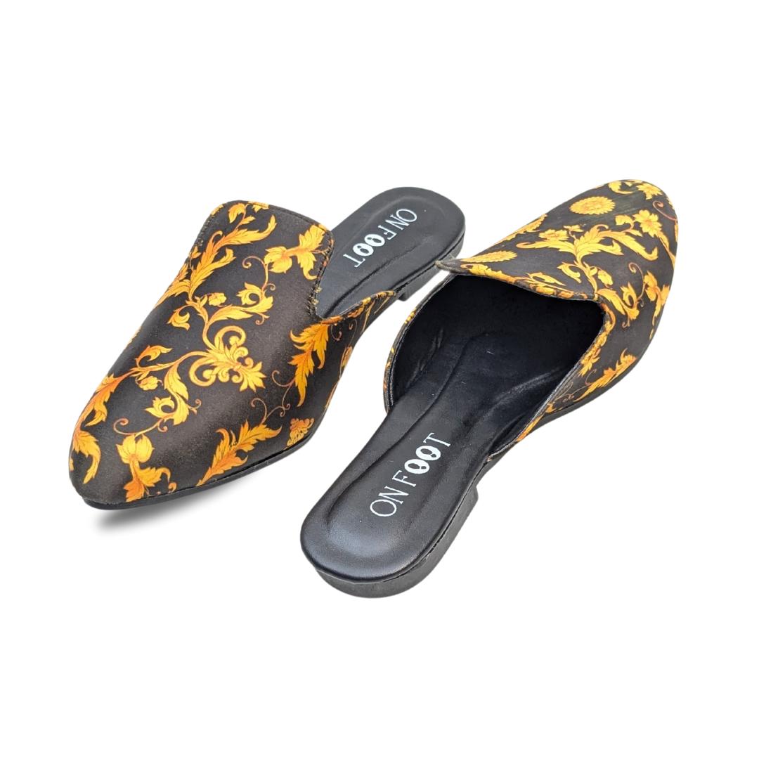 Women's Fabric Fancy Mules